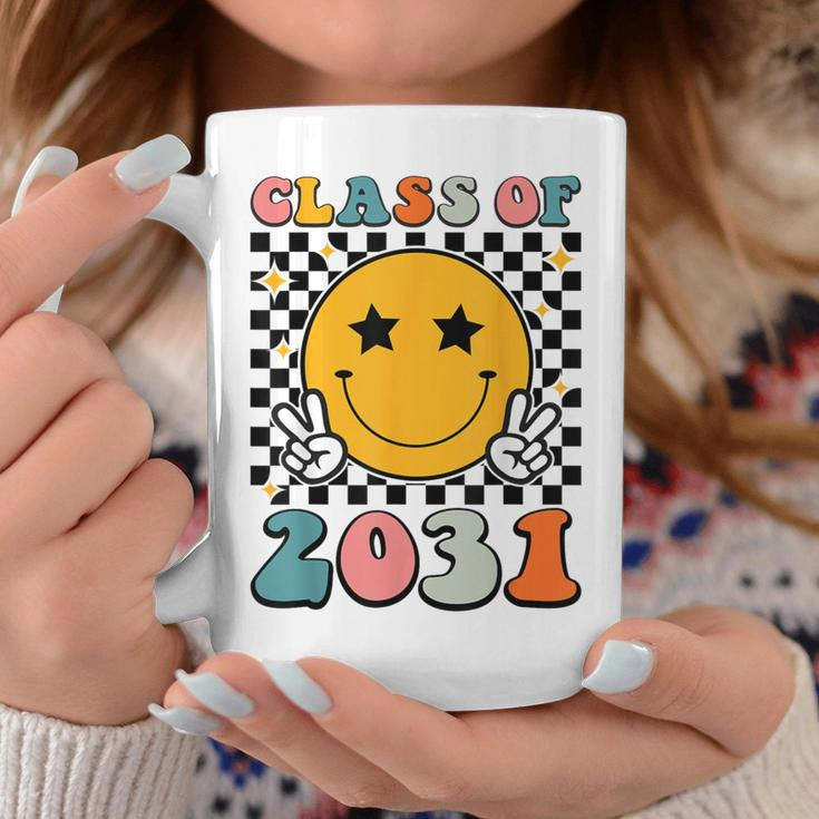 Retro Class Of 2031 Grow With Me Graduation 2031 Coffee Mug Unique Gifts
