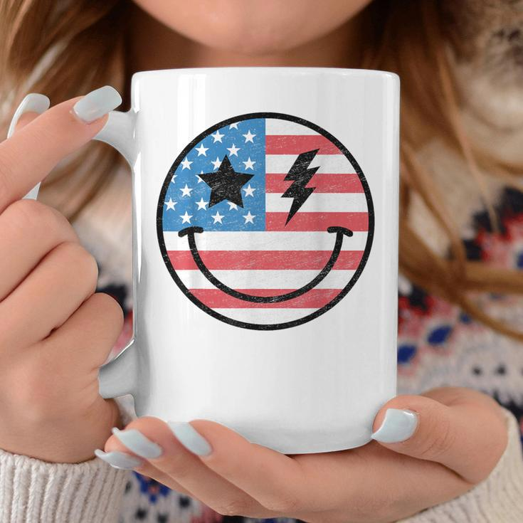 Retro Groovy America Usa Patriotic 4Th Of July Memorial Day Coffee Mug Unique Gifts
