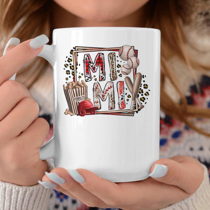 Retro Leopard Baseball Mimi Baseball Lover Coffee Mug Unique Gifts