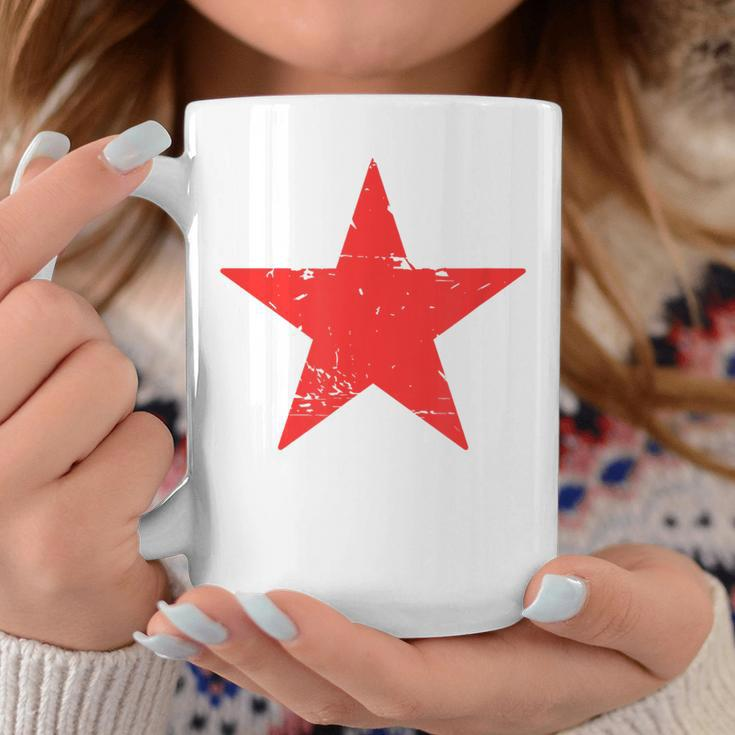 Retro Red Star Distressed Revolution Vintage Retro Coffee Mug Personalized Gifts