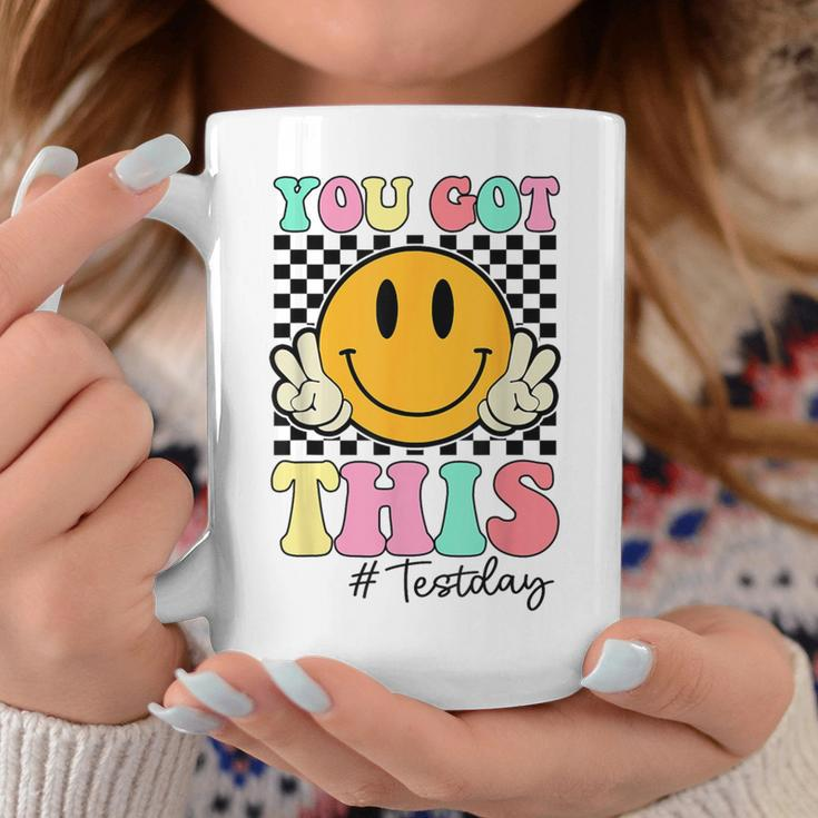 You Got This Retro Smile Teacher Student Testing Test Day Coffee Mug Unique Gifts