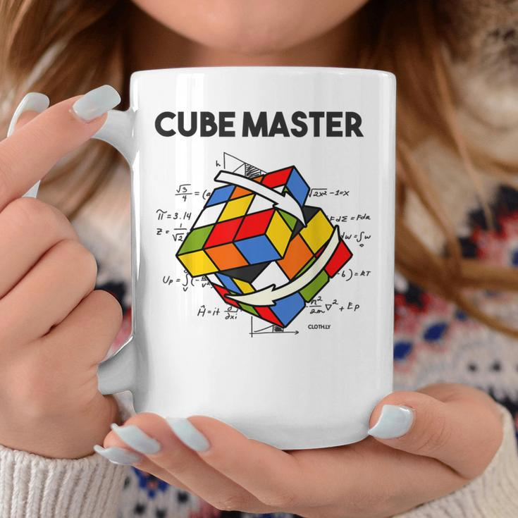 Rubik's Cube Magic Cube Retro Rubi Vintage Nerd White Tassen Lustige Geschenke