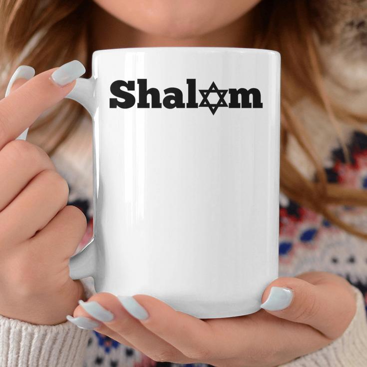 Shalom Hebrew Word For Peace Star Of David Hanukkah Coffee Mug Unique Gifts