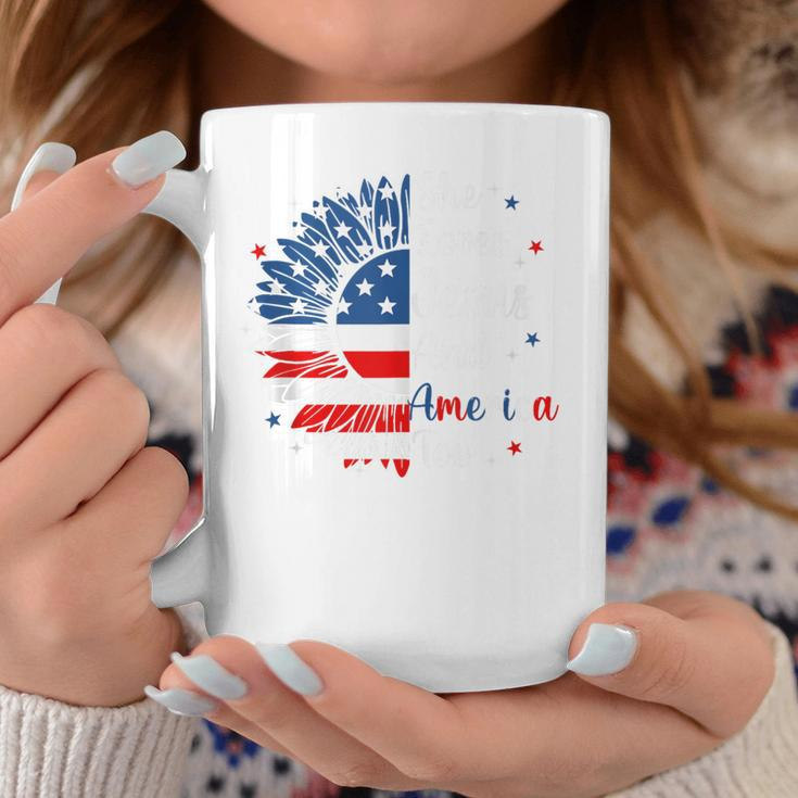 She Loves Jesus And America Too Sunflower Usa Flag Coffee Mug Unique Gifts