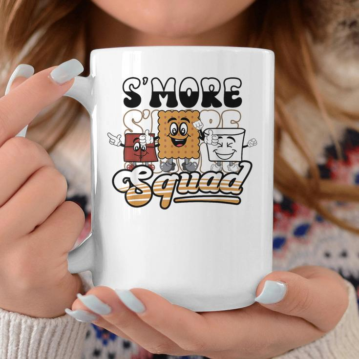 Smores Squad Marshmallow Camping Crew Campfire Matching Coffee Mug Unique Gifts