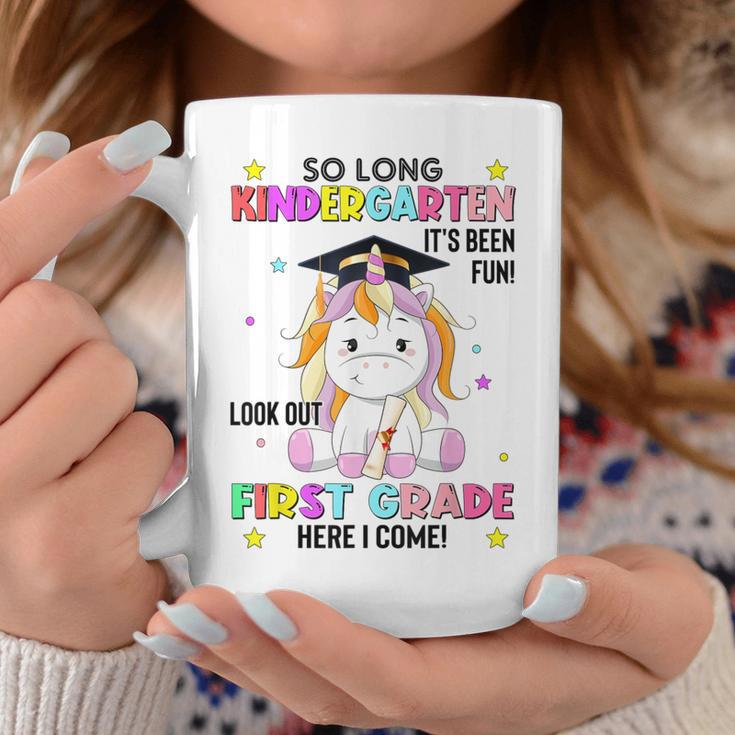 So Long Kindergarten Graduation Class 2024 Unicorn Girls Coffee Mug Unique Gifts