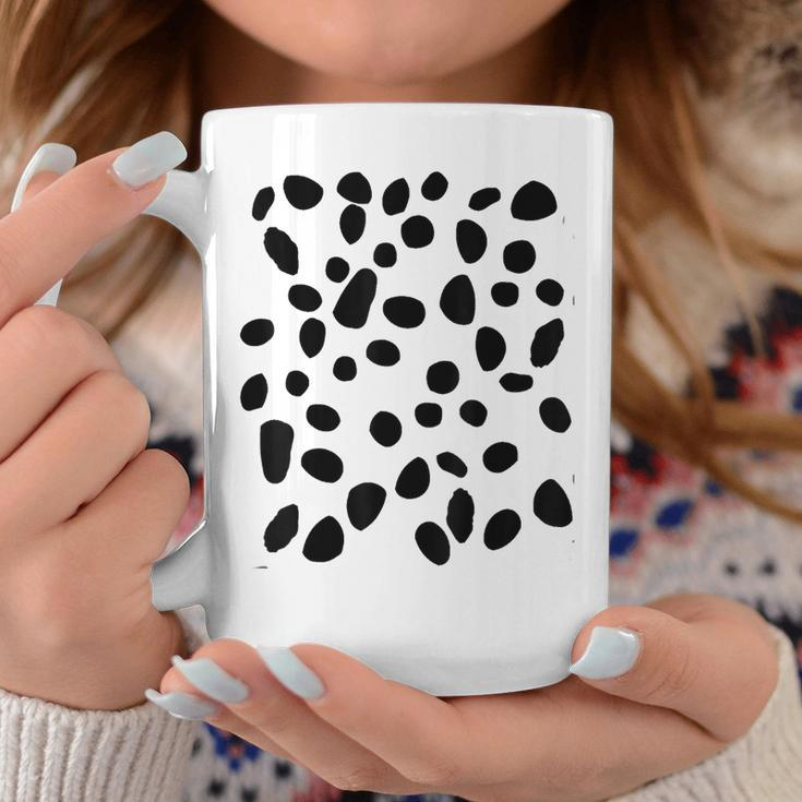Spotted White With Black Polka Dots Dalmatian Coffee Mug Unique Gifts