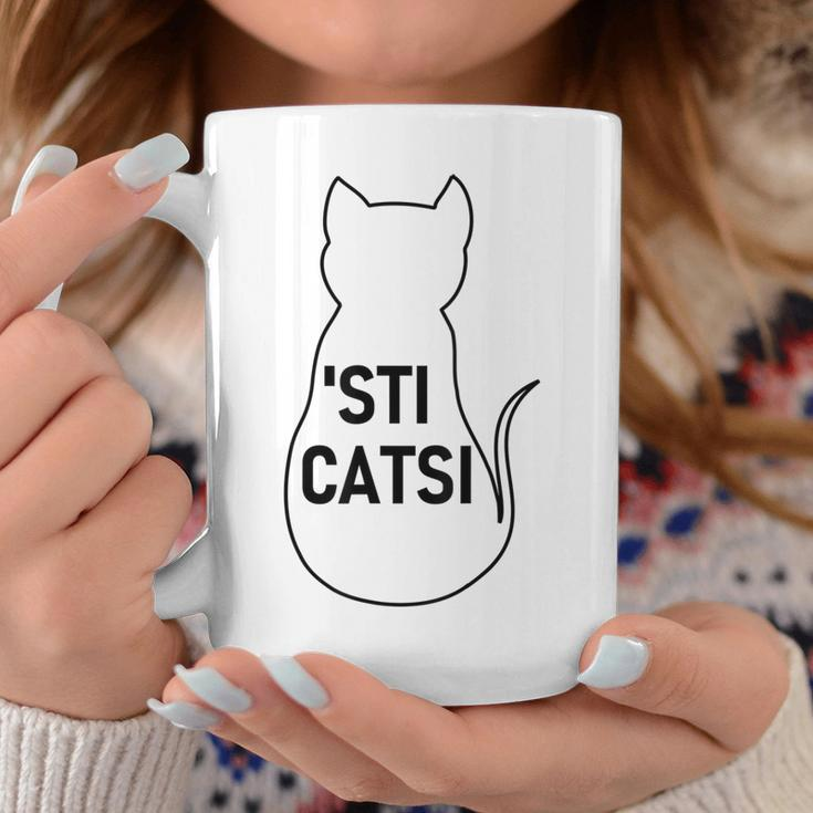 Sticatsi Sticazzi Phrase Ironic Writing With Cat Coffee Mug Unique Gifts