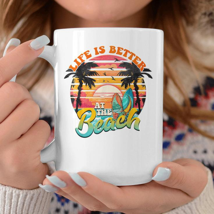 Summer Vacation Life Is Better At The Beach Kid Coffee Mug Funny Gifts