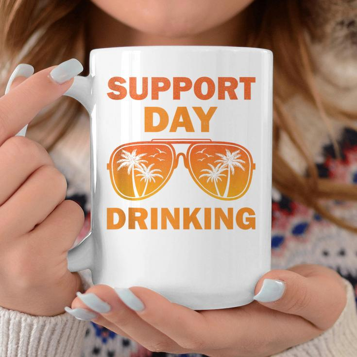 Support Day Drinking Summer Beach Vacation Coffee Mug Funny Gifts