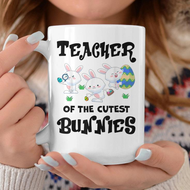 Teacher Of The Cutest Bunnies Easter School Coffee Mug Unique Gifts