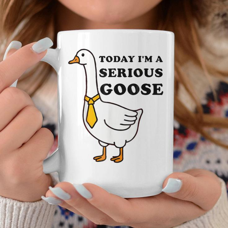 Today I'm A Serious Goose Silliest Goose Meme Goose Bumps Coffee Mug Unique Gifts