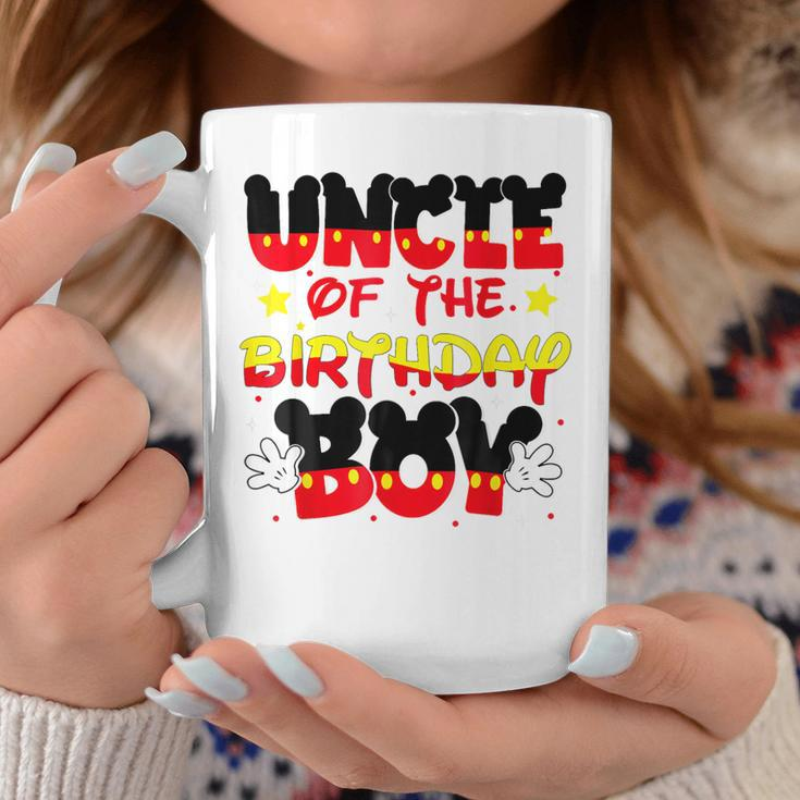 Uncle Of The Birthday Boy Mouse Family Matching Coffee Mug Unique Gifts