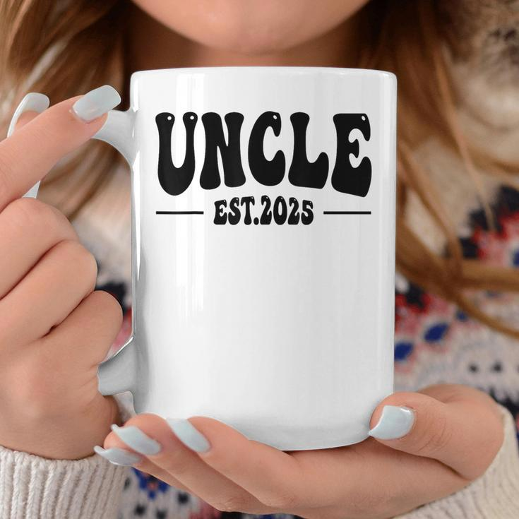 Uncle Est 2025 New Born Pregnancy Announcement Father's Day Coffee Mug Unique Gifts