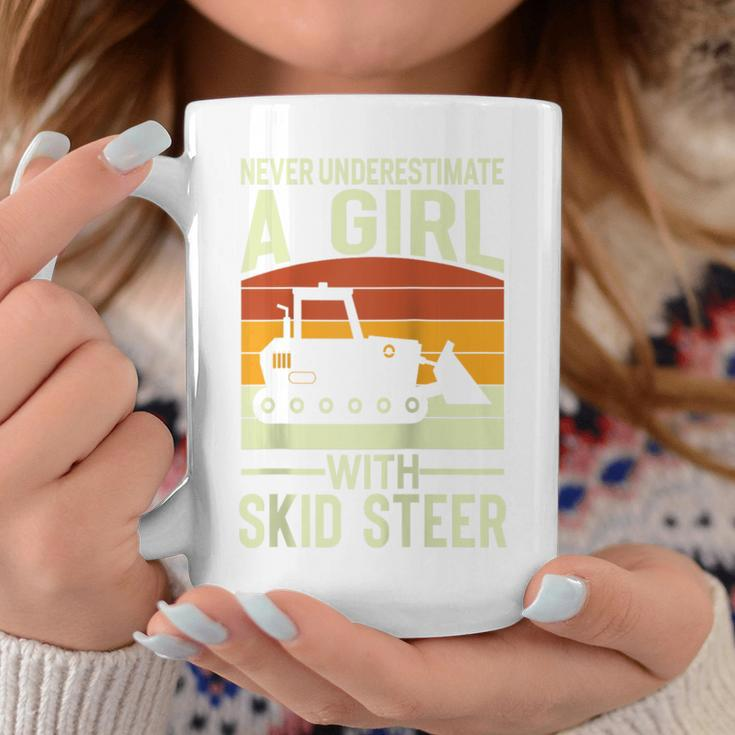 Never Underestimate An Girl With A Skid Sr Construction Coffee Mug Personalized Gifts