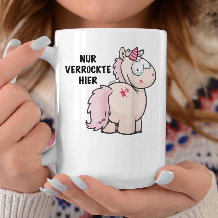 Unicorn Nur Verrückte Hier By Nici Tassen Lustige Geschenke