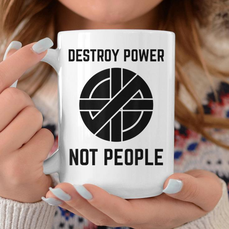 Vintage Punk Rock Destroy Power Not People Coffee Mug Unique Gifts