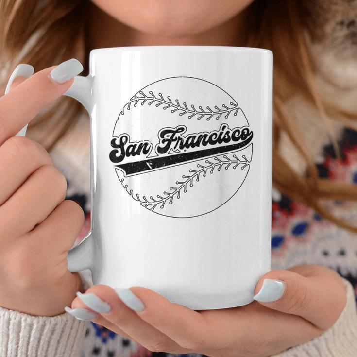 Vintage San Francisco Baseball Retro Distressed Giant Coffee Mug Unique Gifts