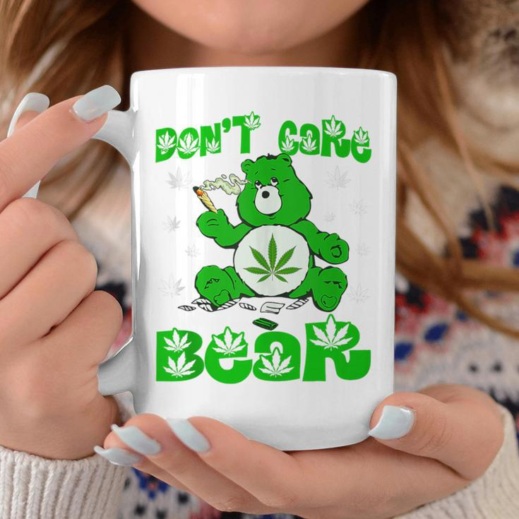 Weed Bear Herb Bear Don't Care Bear Marijuana Cannabis Coffee Mug Funny Gifts