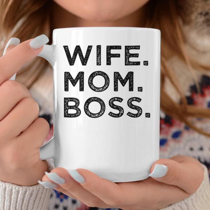 Wife Mom Boss Mother's Day For Mom Coffee Mug Unique Gifts