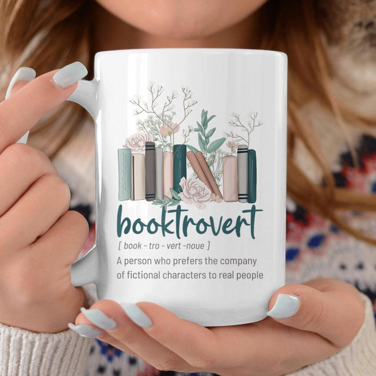 Wildflower Booktrovert Definition Book Lover Bookish Library Coffee Mug Unique Gifts