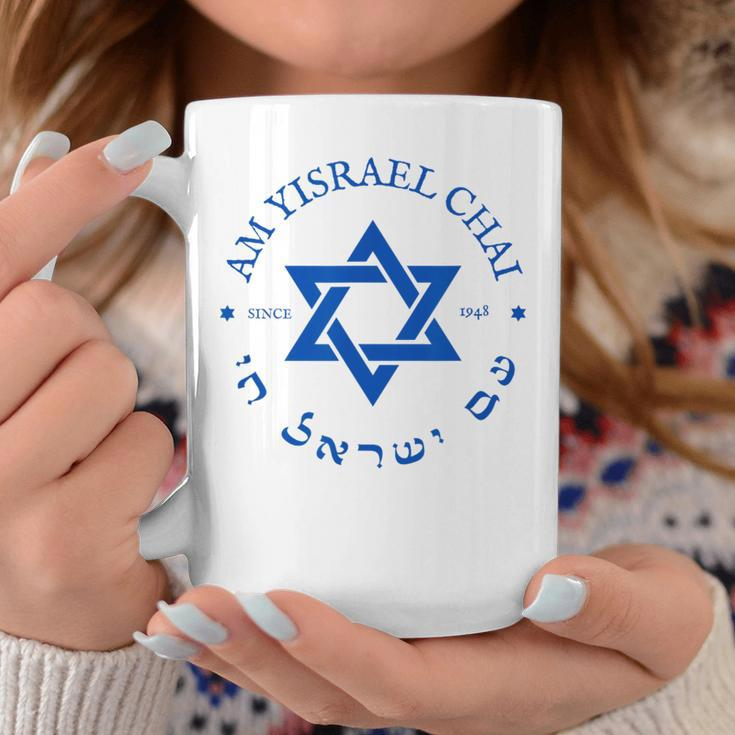 Am Yisrael Chai 1948 Hebrew Israel Jewish Star Of David Idf Coffee Mug Unique Gifts