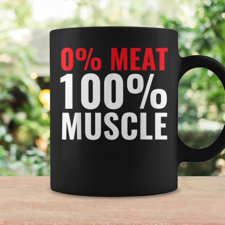 0 Meat 100 Muscle Vegans Gym Coffee Mug Gifts ideas