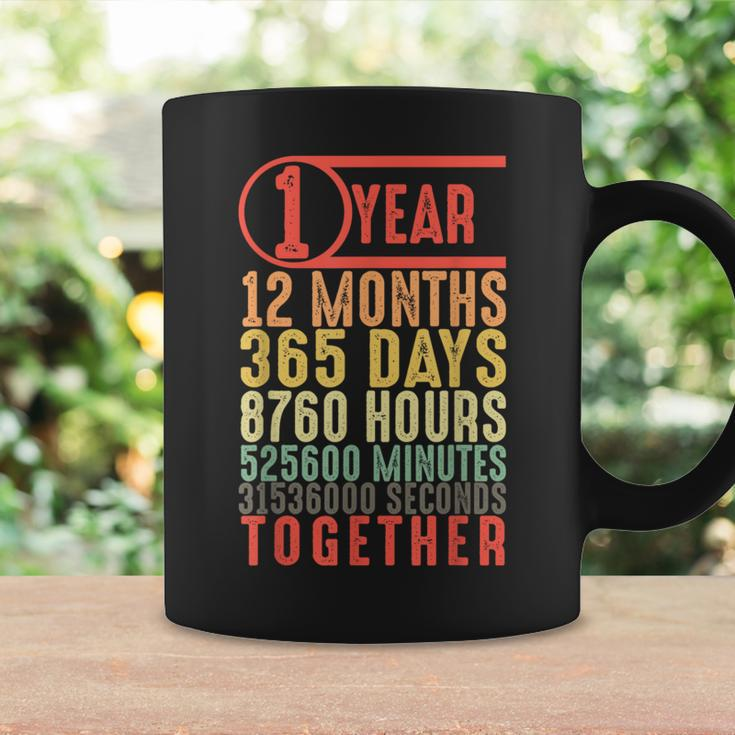 1 Year 1St Dating Anniversary For Boyfriend Him Husband Coffee Mug Gifts ideas