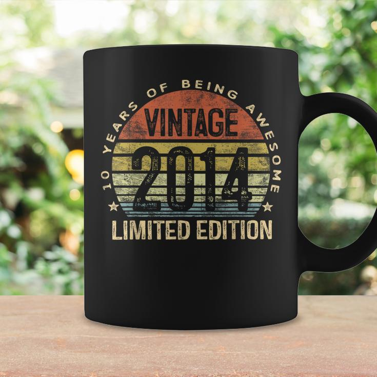 10 Year Old Vintage 2014 Limited Edition 10Th Birthday Coffee Mug Gifts ideas