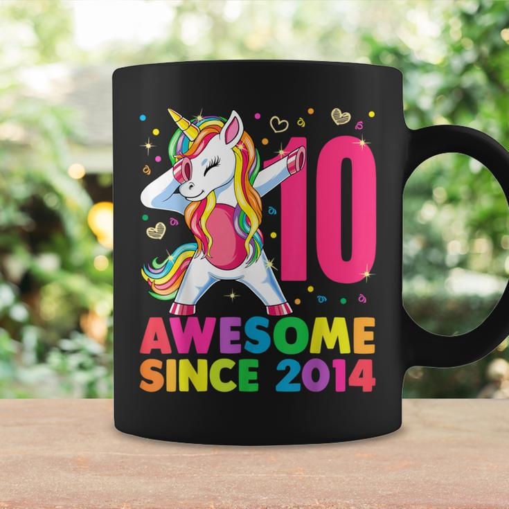 10 Years Old Unicorn Dabbing 10Th Birthday Girl Party Coffee Mug Gifts ideas