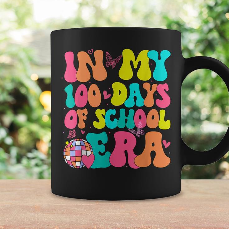 In My 100 Days Of School Era Student Teacher Groovy Retro Coffee Mug Gifts ideas