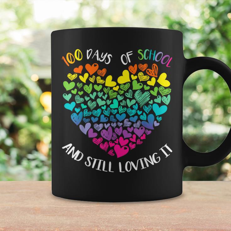 100Th Day Of School And Still Loving It 100 Rainbow Hearts Coffee Mug Gifts ideas