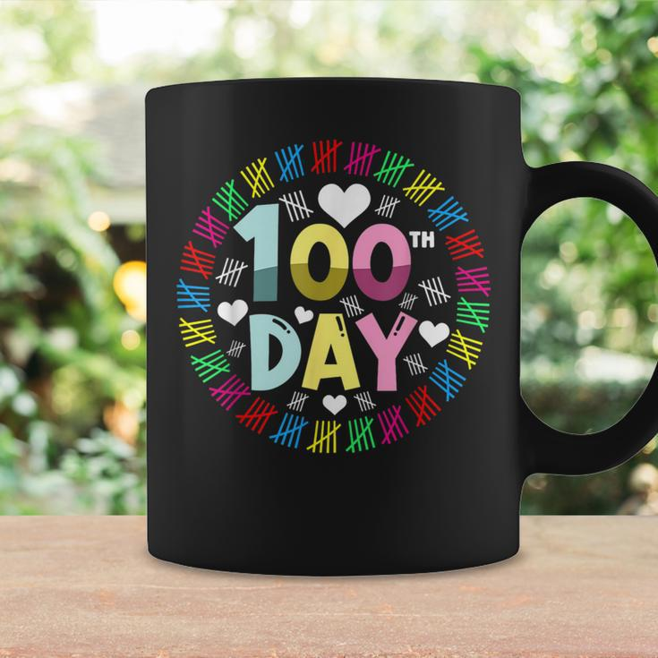 100Th Days Counting Tally Marks Happy 100Th Day Of School Coffee Mug Gifts ideas