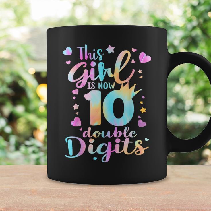 10Th Birthday This Girl Is Now 10 Double Digits Tie Dye Coffee Mug Gifts ideas