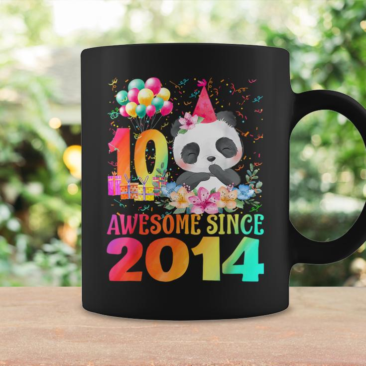 10Years Old 10Th Birthday Panda Awesome Since 2014 Coffee Mug Gifts ideas