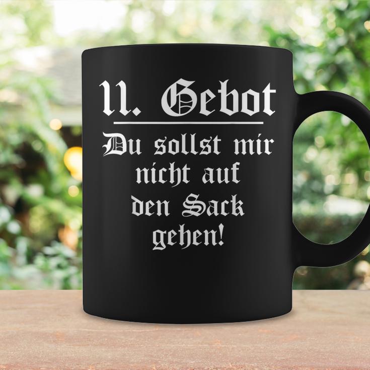 11 Gebot Du Sollst Mir Nicht Auf Den Sack Gehen Tassen Geschenkideen