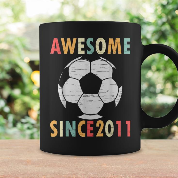 11Th Birthday Soccer Lover 11 Years Old Vintage Retro Coffee Mug Gifts ideas