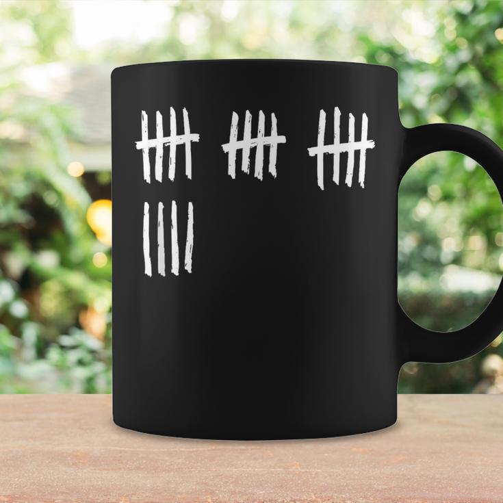 19Th Birthday Outfit 19 Years Old Tally Marks Anniversary Coffee Mug Gifts ideas