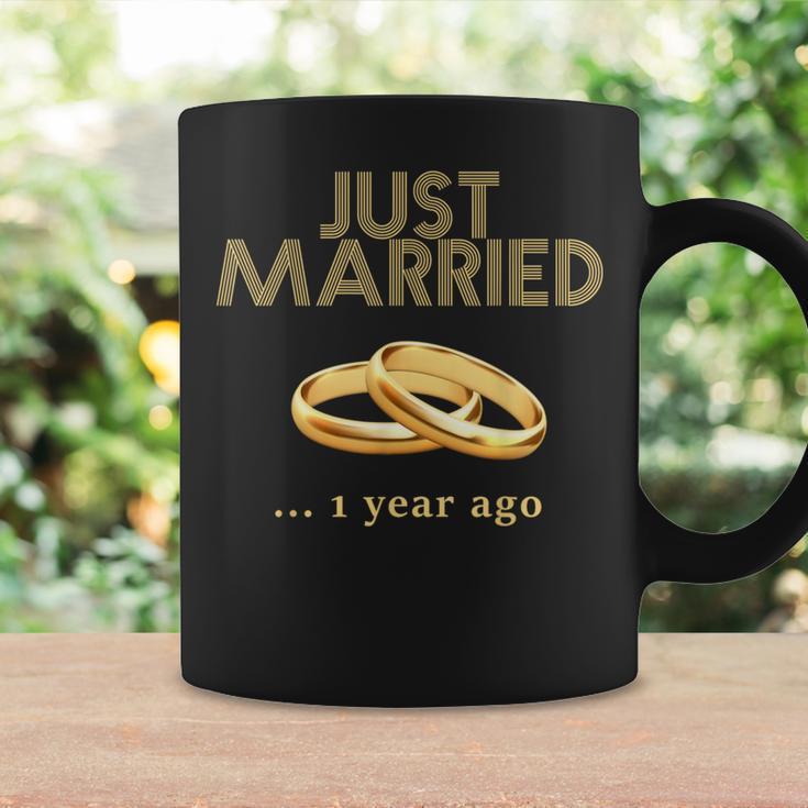 1St Wedding Anniversary Just Married 1 Year Ago Coffee Mug Gifts ideas