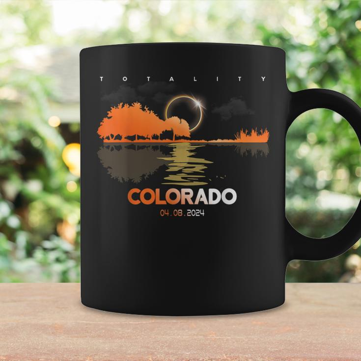 2024 Solar Eclipse Colorado Guitar Totality Coffee Mug Gifts ideas