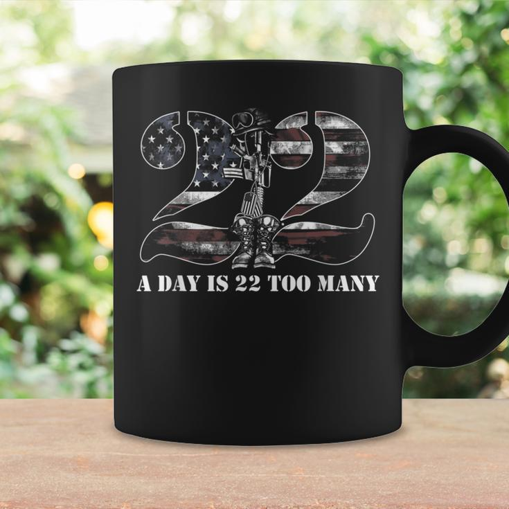 22 A Day Is 22 Too Many Veteran Day Usa Patriotic Awareness Coffee Mug Gifts ideas