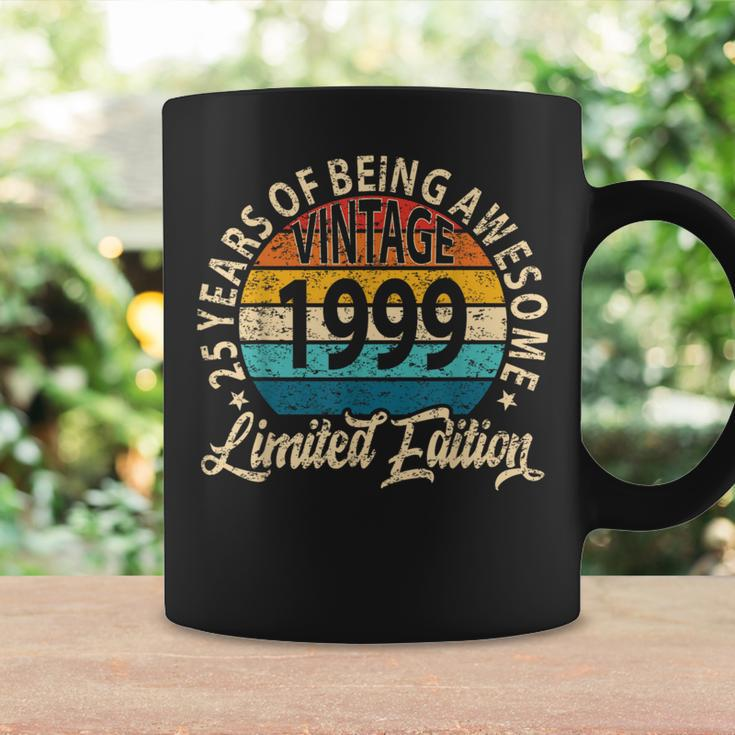 25 Years Of Being Awesome Vintage 1999 Bday 25Th Birthday Coffee Mug Gifts ideas
