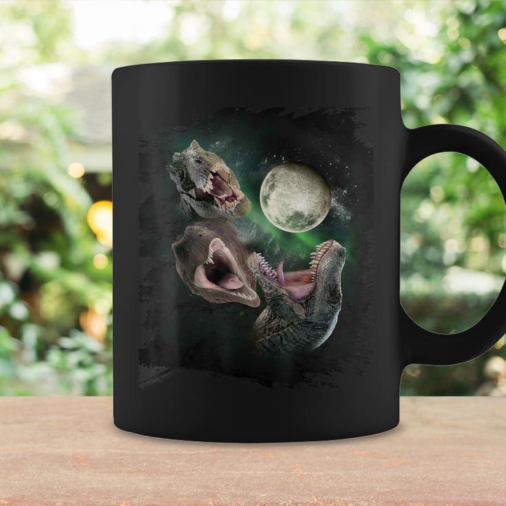 3 Dinosaurs Moon Wolf Dinosaur Wolves Howl Coffee Mug Gifts ideas
