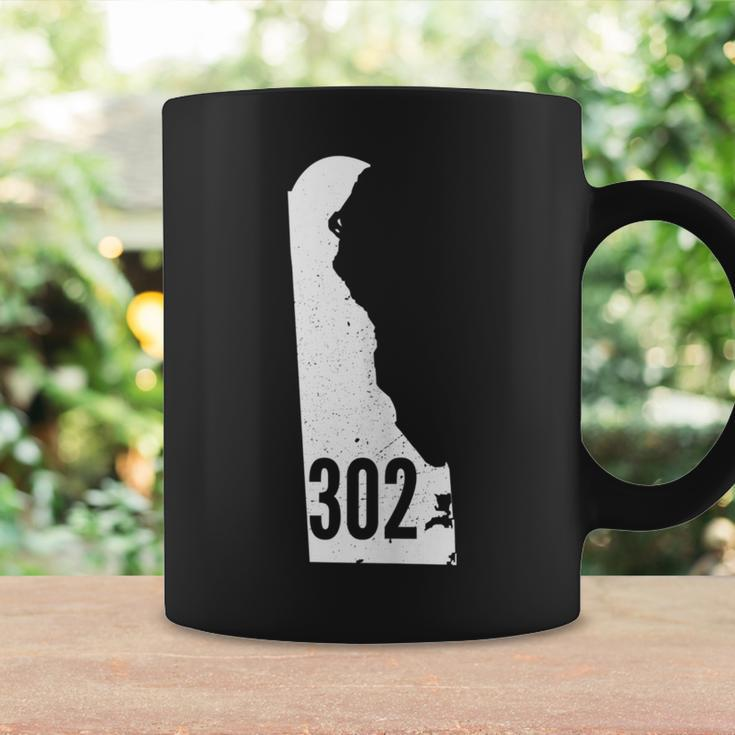302 Delaware Pride Outline State Area Code Coffee Mug Gifts ideas