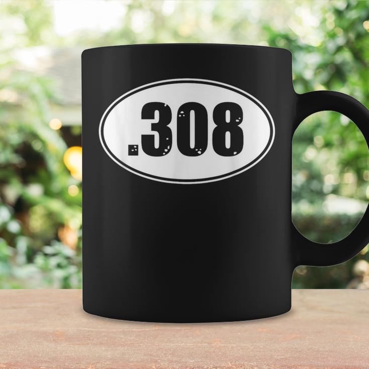 308 Pistol Rifle 308 Gun Ammo Round Size Coffee Mug Gifts ideas