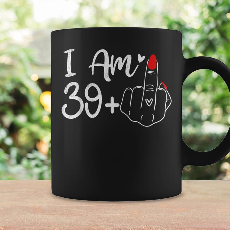 I Am 39 Plus 1 Middle Finger For A 40Th Birthday For Women Coffee Mug Gifts ideas