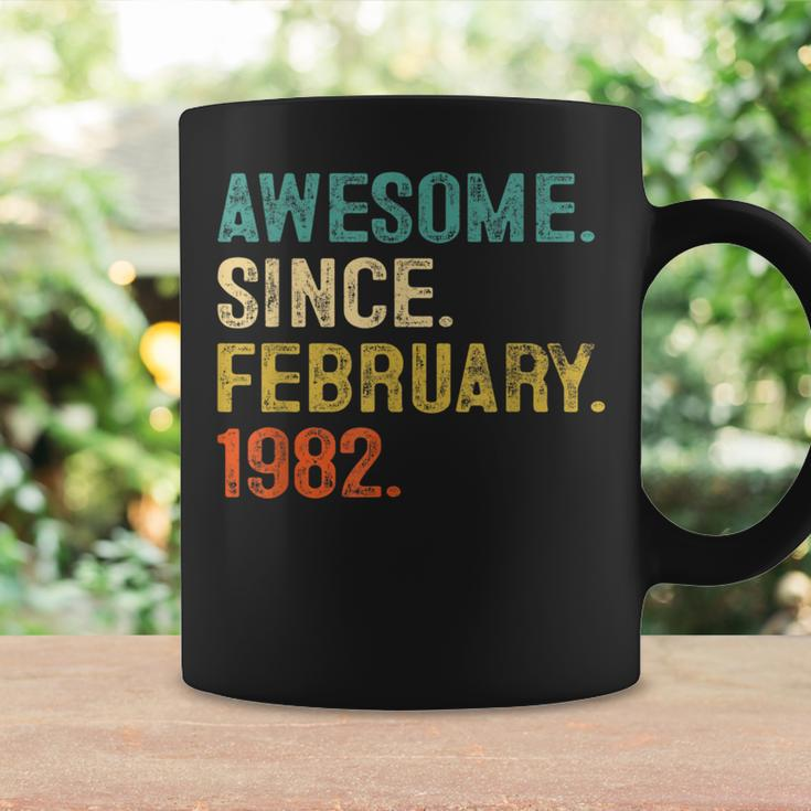 40 Year Old Awesome Since February 1982 40Th Birthday Coffee Mug Gifts ideas