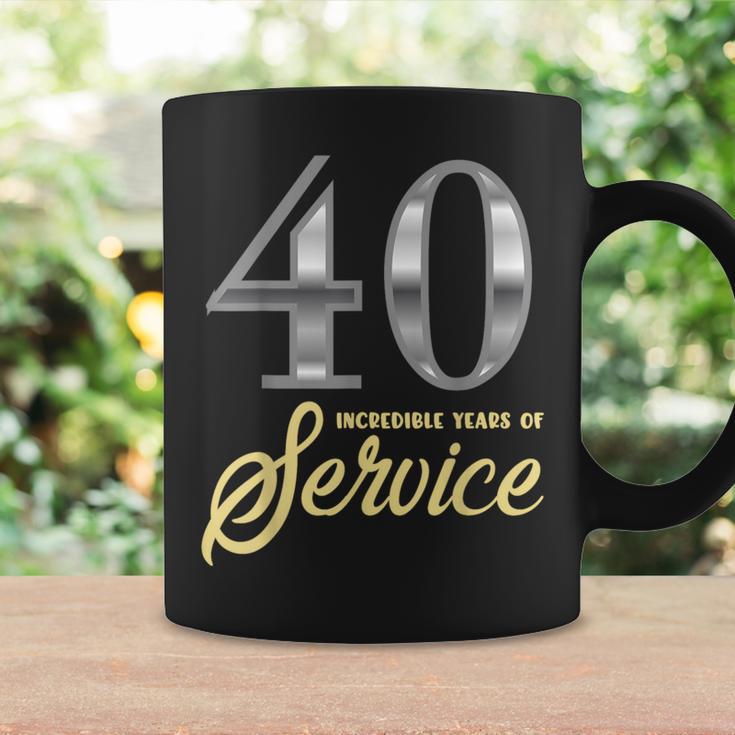 40 Years Of Service 40Th Employee Anniversary Appreciation Coffee Mug Gifts ideas