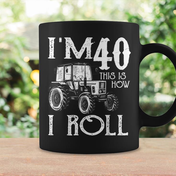 40Th Birthday Tractors Farmer Rancher Saying Vintage Coffee Mug Gifts ideas