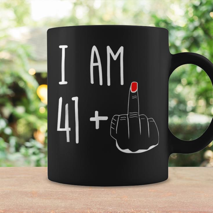 I Am 41 Plus 1 Middle Finger Girl 42Nd Birthday 42 Years Old Coffee Mug Gifts ideas